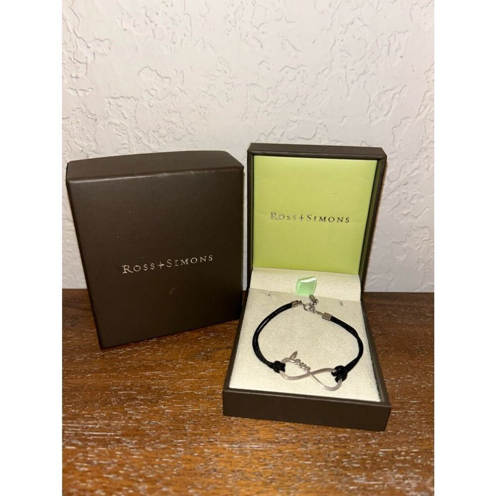 Ross + Simons Nylon Cord Infinity Bracelet